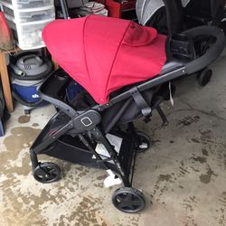 Red Baby Stroller 