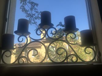 Candle Holder Metal with 5 candles