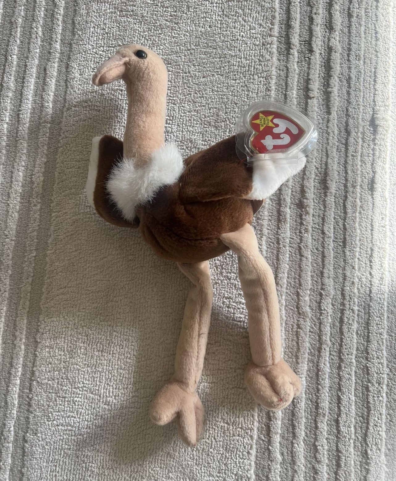 Ty Beanie Baby Stretch The Ostrich Collectibles