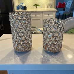Jeweled Candle Holders