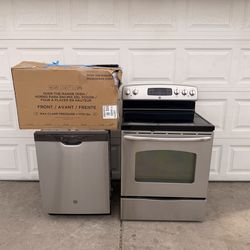 Range Dishwasher Microwave Stainless Steel 60 Day Warranty