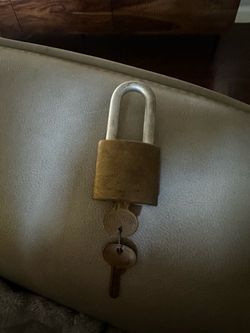 Brass Padlock with Keys