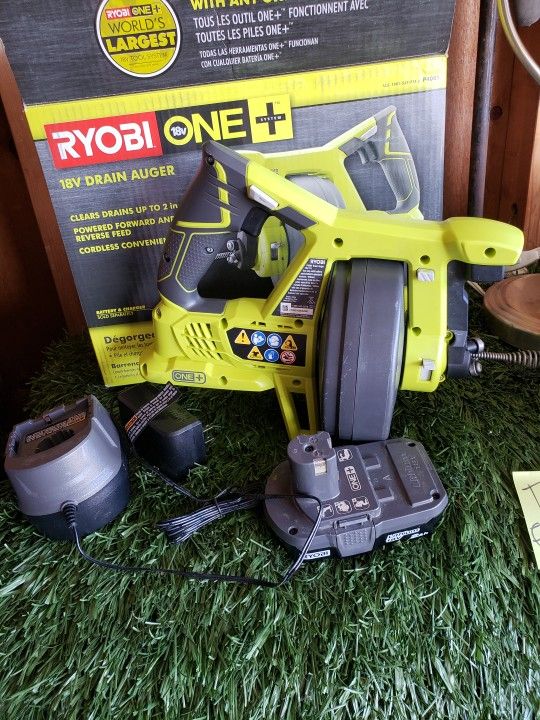 Ryobi p4001 outlet drain auger