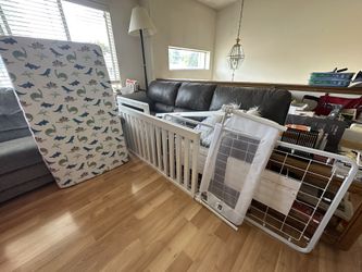 Delta Convertible Crib And Mattress