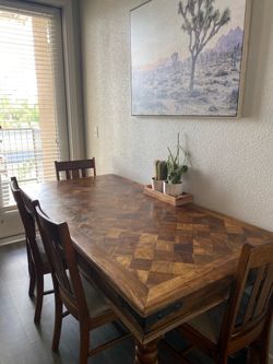 Wooden dinning set