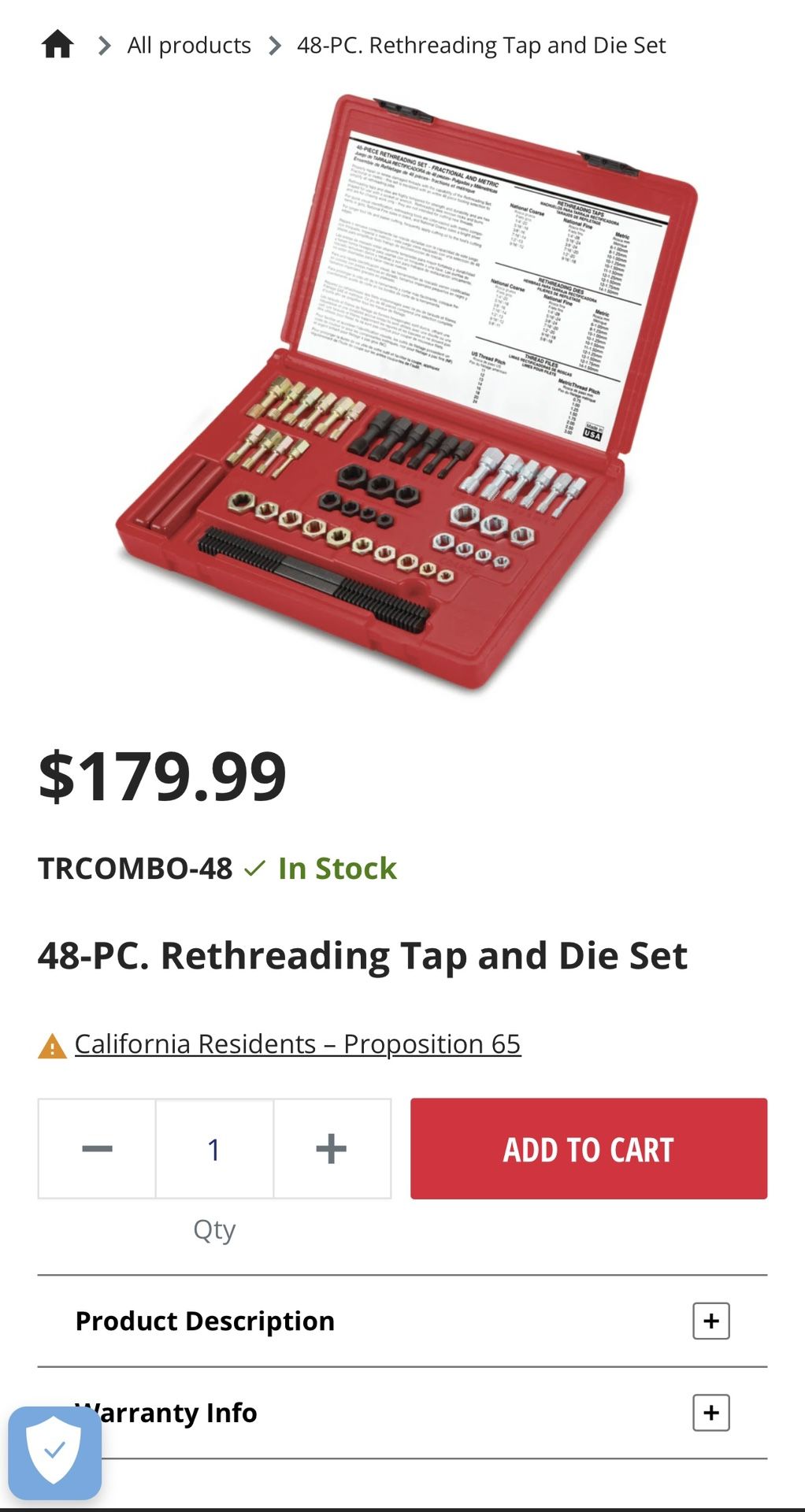 Tap And Die Set (new)