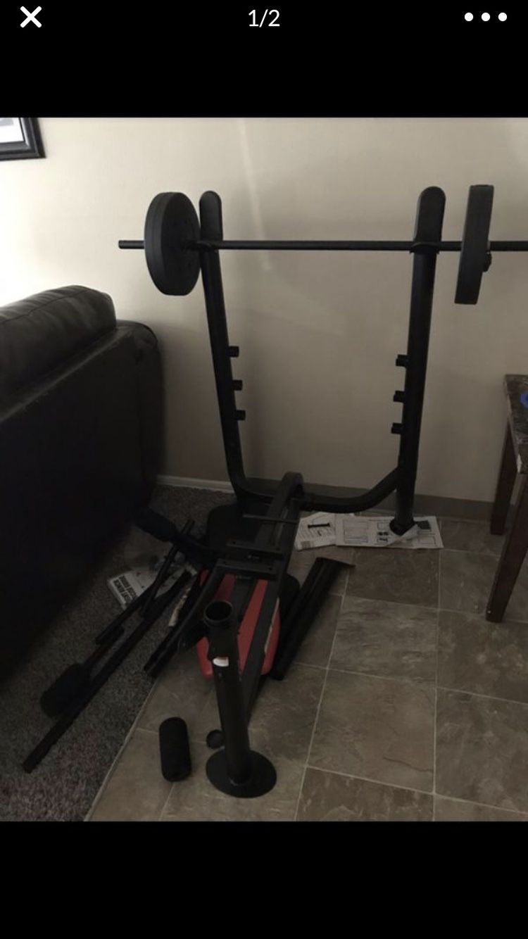 Brand new never used weight bench
