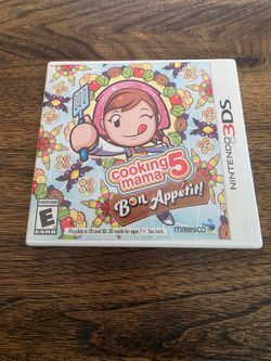 Cooking Mama 5 3DS Game Complete In Box
