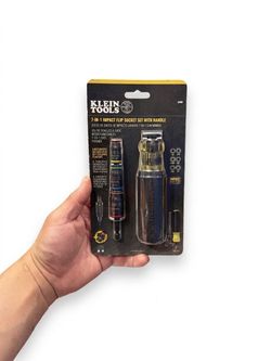Klein Tools 32900 7-in-1 Impact Flip Socket Set with Handle