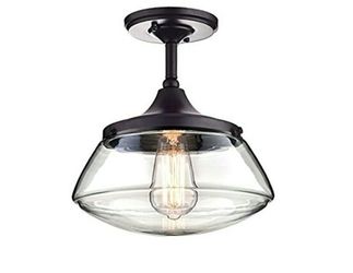 CLAXY Ecopower Vintage Metal & Glass Ceiling Light 1-lights Pendant Lighting Chandelier new