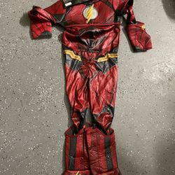 The flash Halloween Costume Size Small 4-6
