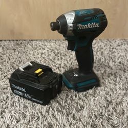 Makita XDT14 18V 3 Speed Impact Driver, Tool + Battery Only. 