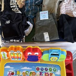 Boys 18-24 Clothing Lot With Activity Table!