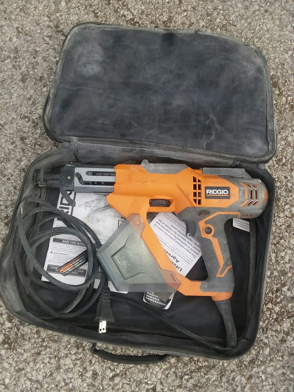 Rigid drywall nail gun