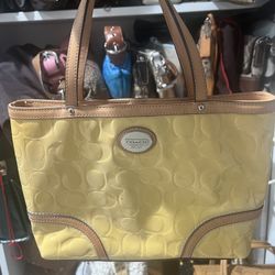 COACH F48166 Peyton Embossed Small Handbag