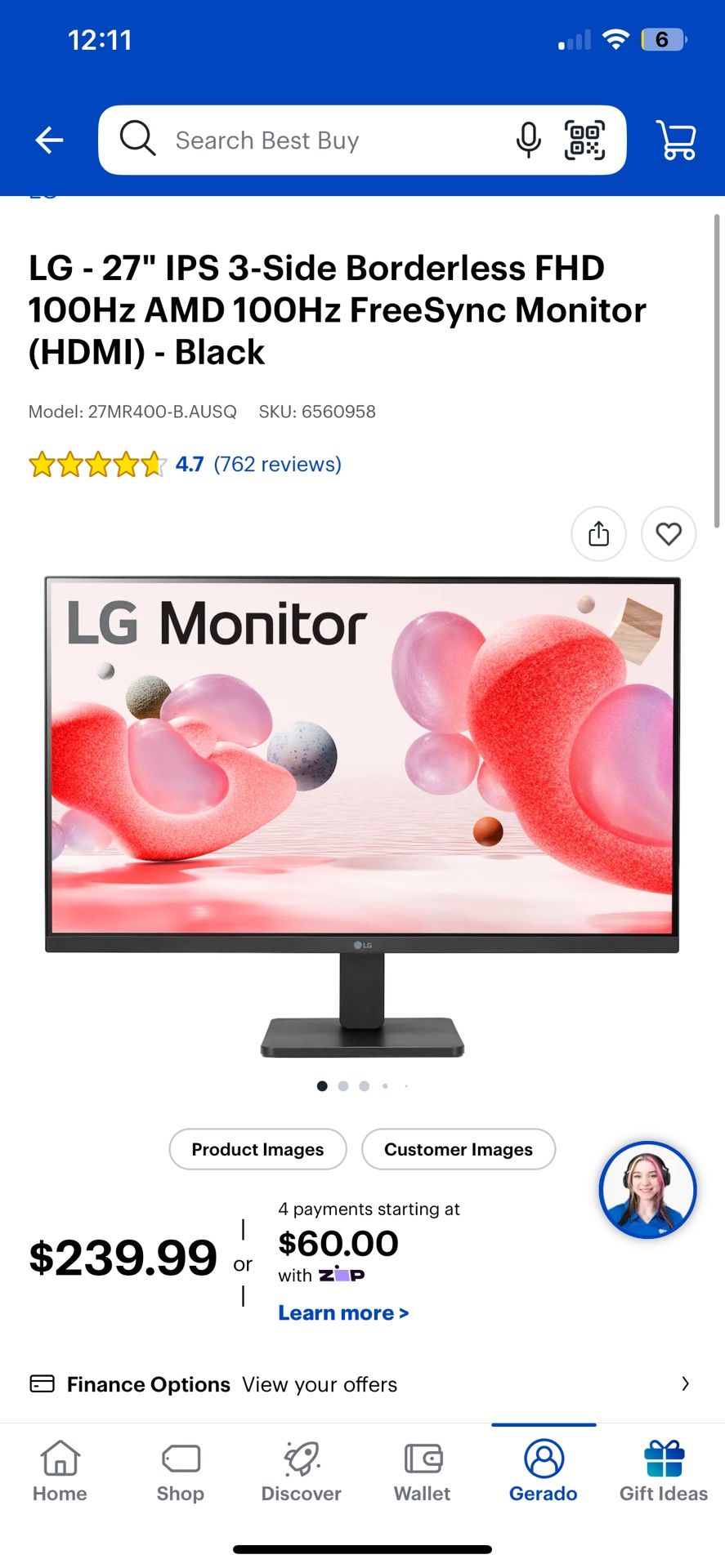 LG Gaming Pc Monitor
