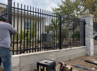 Prefabricated fence panels, aluminum and Metal, — galvanized and powder coated