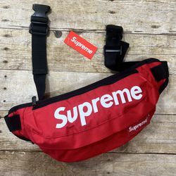 Supreme Red Belt Bag
