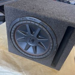 Kicker 12" Comp VR Subwoofer And Box