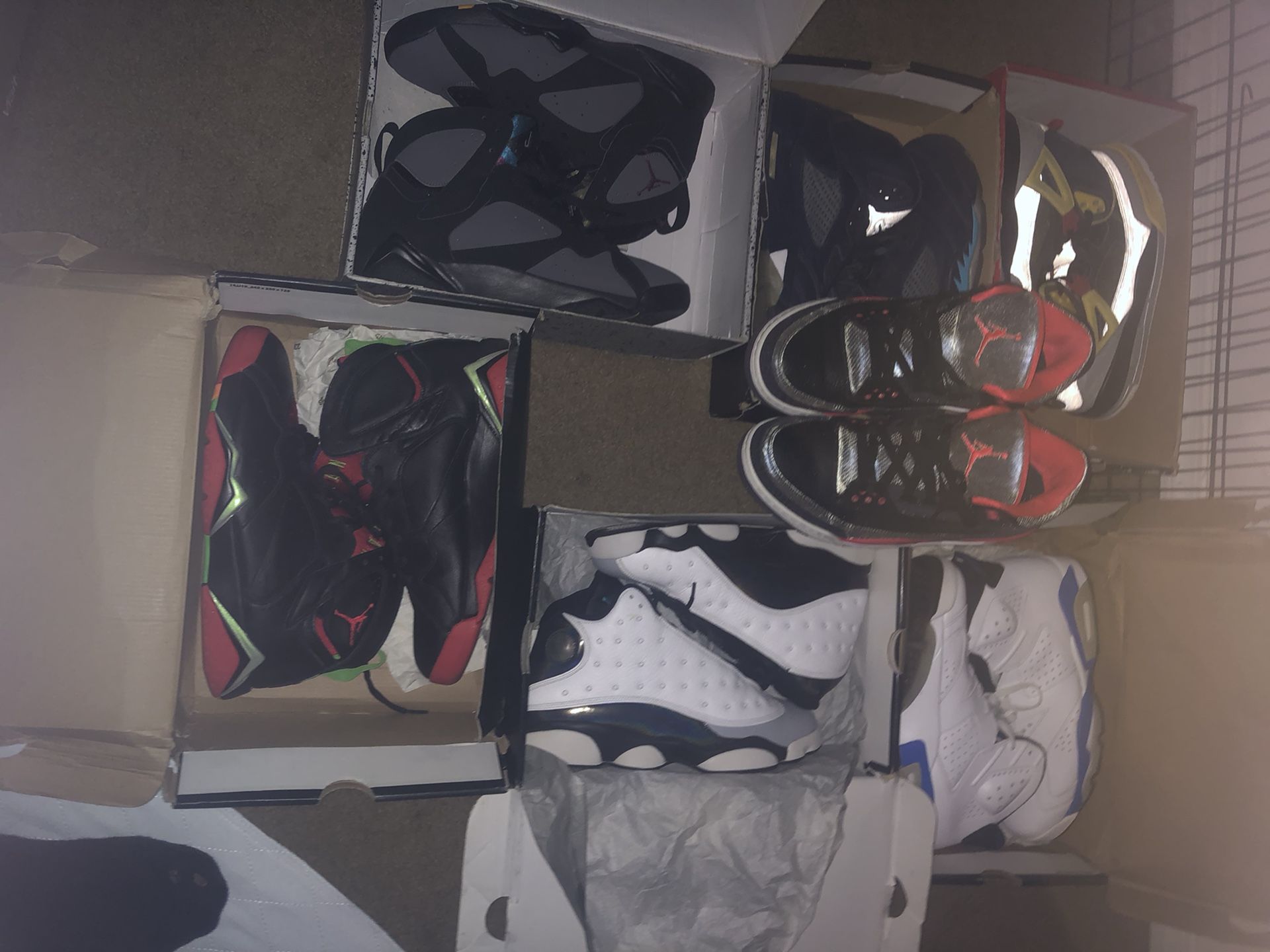 Size 10 Jordan’s. All in great shape