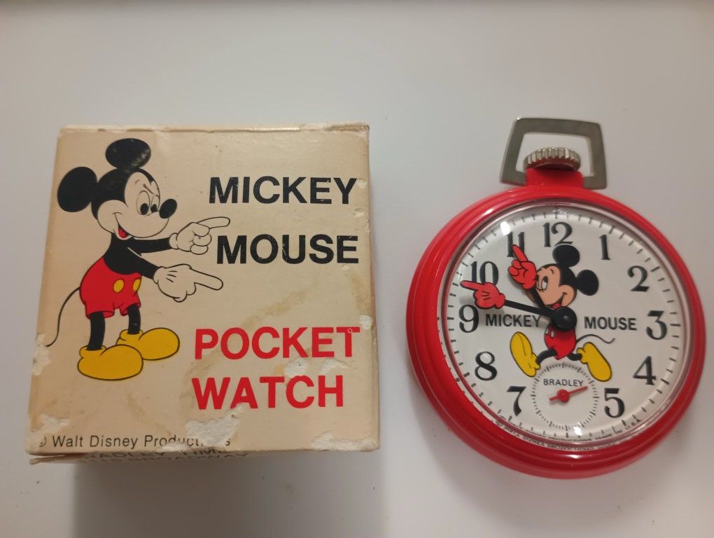 Mickey Mouse Pocket Watch 