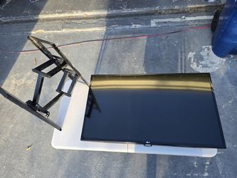 43" LG TV with Full Motion Wall Mount