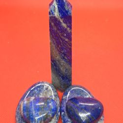 Natural Lapis Lazuli Polished Point Tower Set