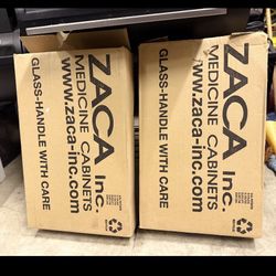 (2) NEW MEDICINE CABINETS