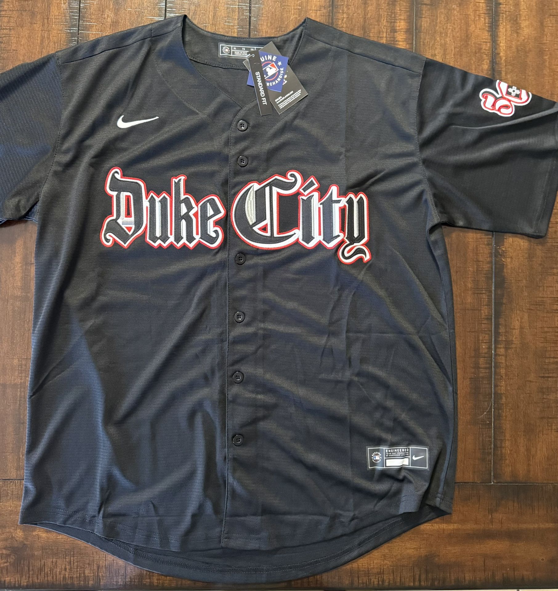 Brand new Duke city baseball jersey fully stitched