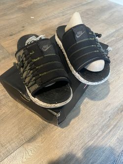 Nike Asuna Crater Slide ‘Black’ Flip- Flops Men DJ4629-002