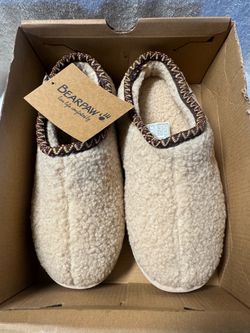 New bearpaw Sherpa Slippers girls size 3 youth