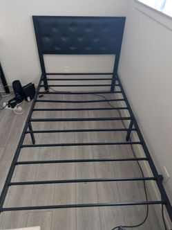 Black Twin Bed frame (need gone immediately)
