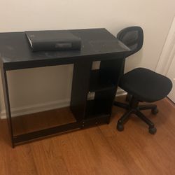 Desk And A Chair For Sale 