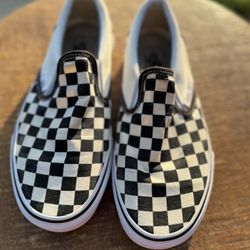 Vans Classic Slip On Checkerboard Size 6.5 Mens, 8 Womens