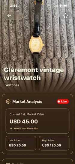 Claremont vintage watch