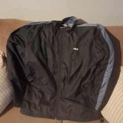 Large Fila Zip Up Jacket.