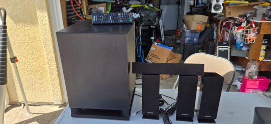 Sony Home Theater Speaker with Subwoofer (ONLY NO RECEIVER)