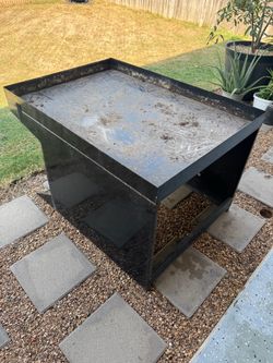 Metal robotic lawn mower garage