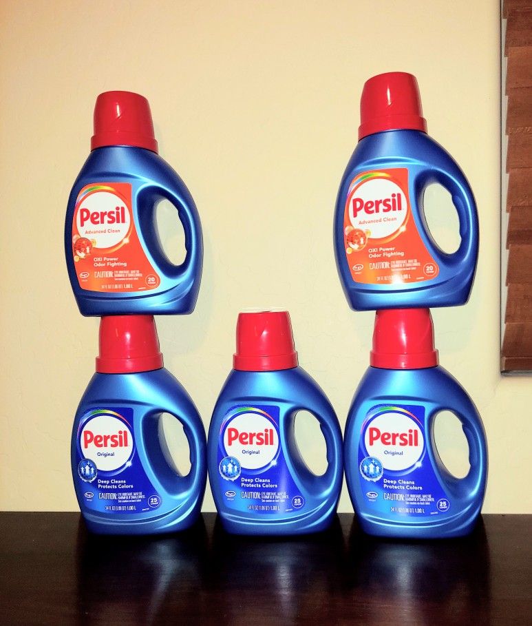 Persil Laundry Detergent 34oz- 5 for $20- X Streets Ray/Higley in Gilbert 