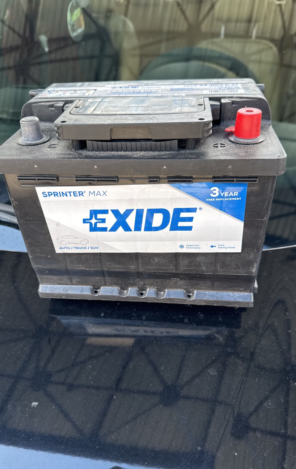 650 Cca Car Battery New EXIDE 3 Yr Warranty With Receipt
