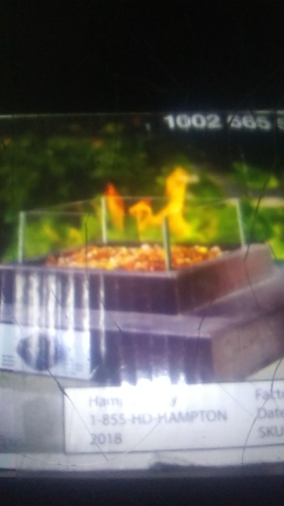 Propane table top fire pit,in box unused