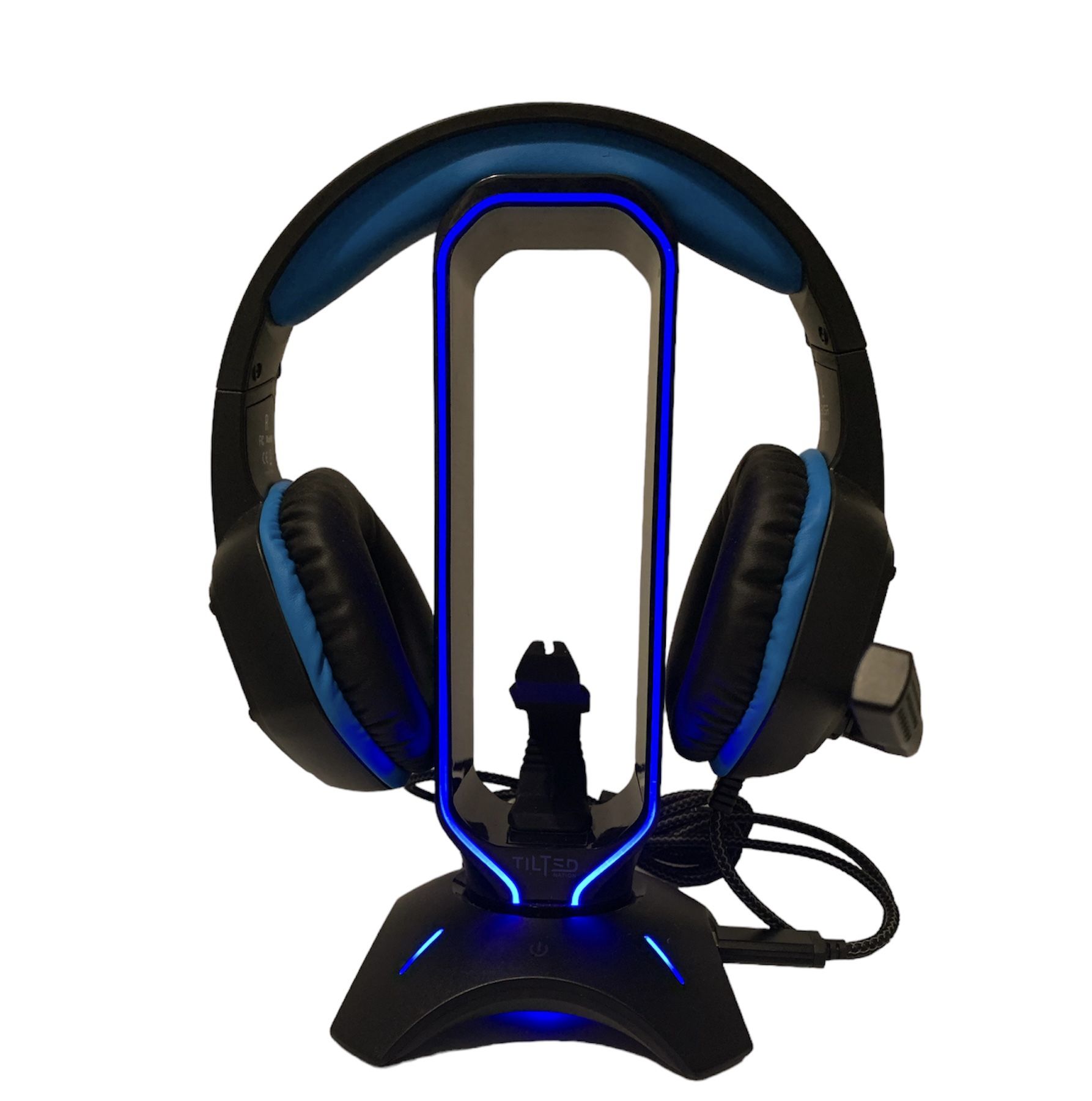 Light Up Gaming Headset & Light Up Holder/USB Hub 