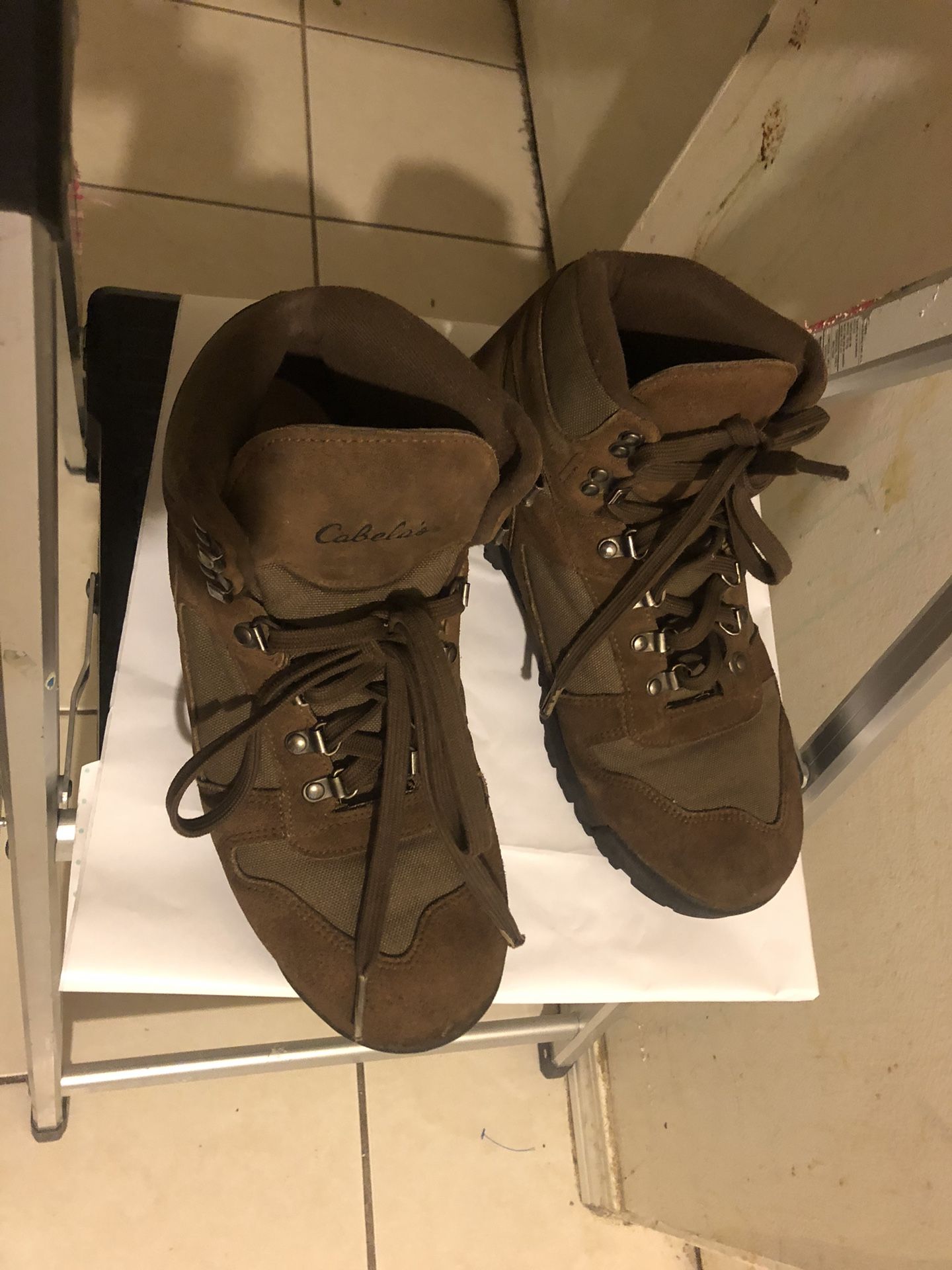 Mens Suede Hiking Boots