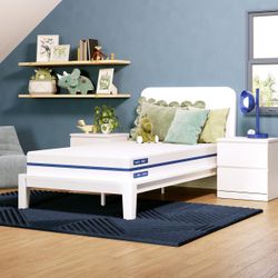 Nectar Kids 8" Twin Memory Foam Mattress-Flip-able Design-Ages 3-12 $180 FIRM