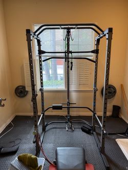 Fitness Reality 810XLT Power Cage w/ Lat Pulldown & Leg Developer – Excellent Condition