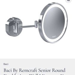 $60 Double Arm LED Mirror Brand New