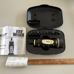 Wheeler Manual Accurizing Torque Wrench with Inch/Pounds Measurement, Bits and Storage Case for Scope Mounting, and Maintenance