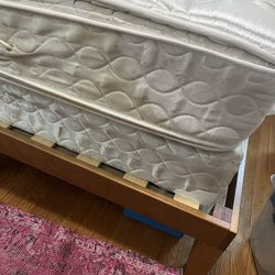 Full Size Mattress, Boxspring And Bedframe