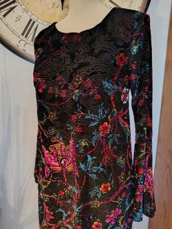 ECI New York Dress Colorful Boho size Small