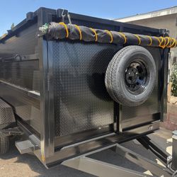 Hydraulic Scissor Lift Dump Trailer 
